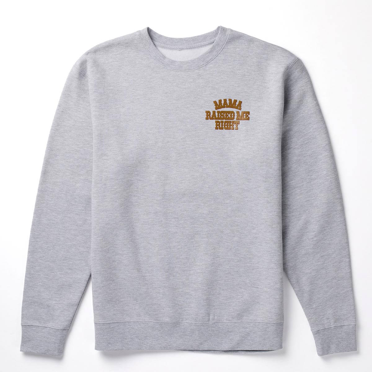 Raised Right Crew Heather Grey
