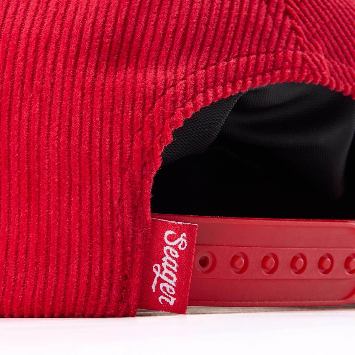 Ramblin' Woman Corduroy Snapback Red