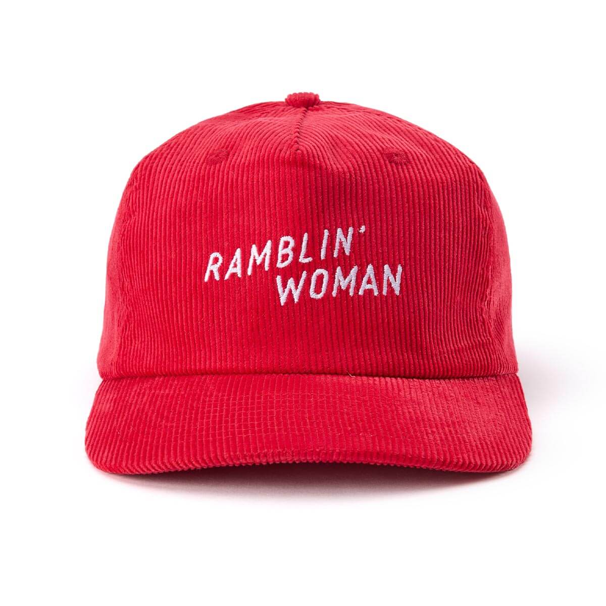 Ramblin' Woman Corduroy Snapback Red