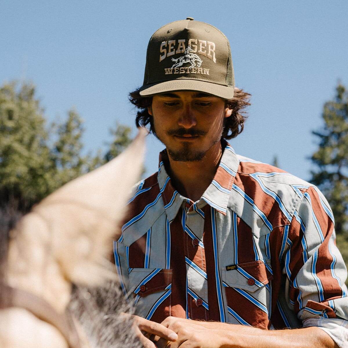 Rodeo Trucker Snapback Army