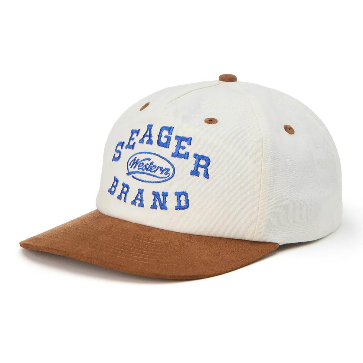 Saloon Snapback Cream/Brown