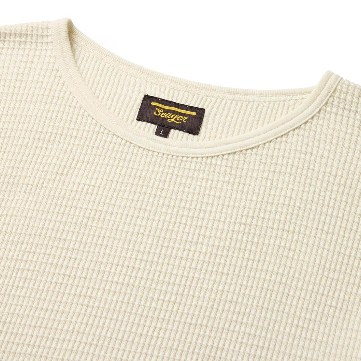 Sawpit Crew L/S Thermal Vintage White