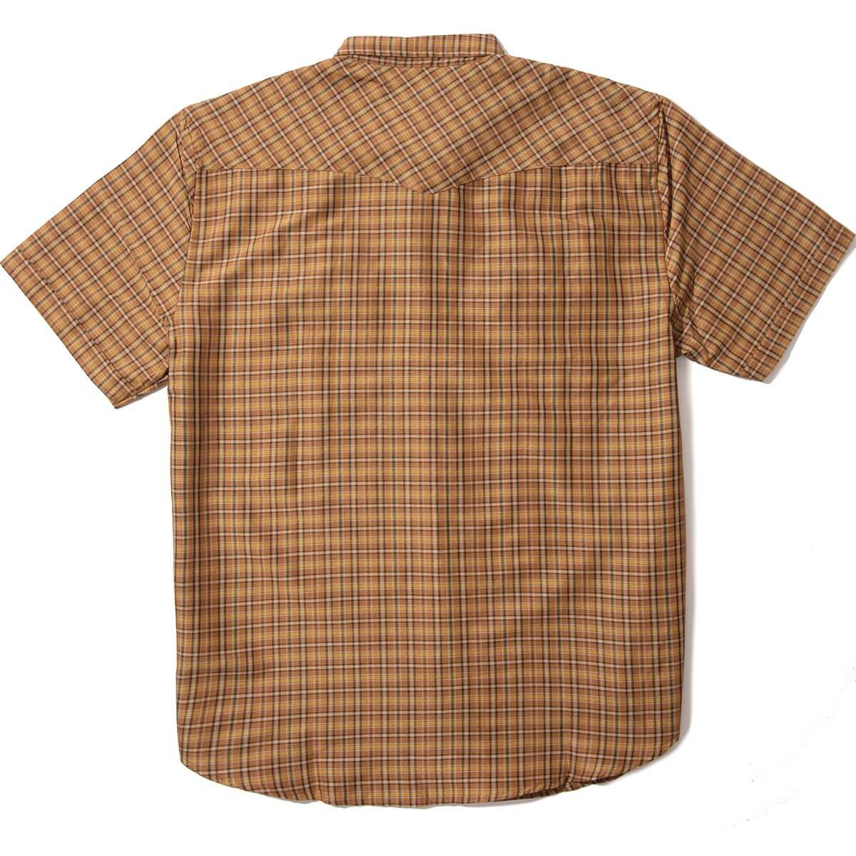Sawtoof S/S Shirt Gold Mini Check Plaid – Seager Co.