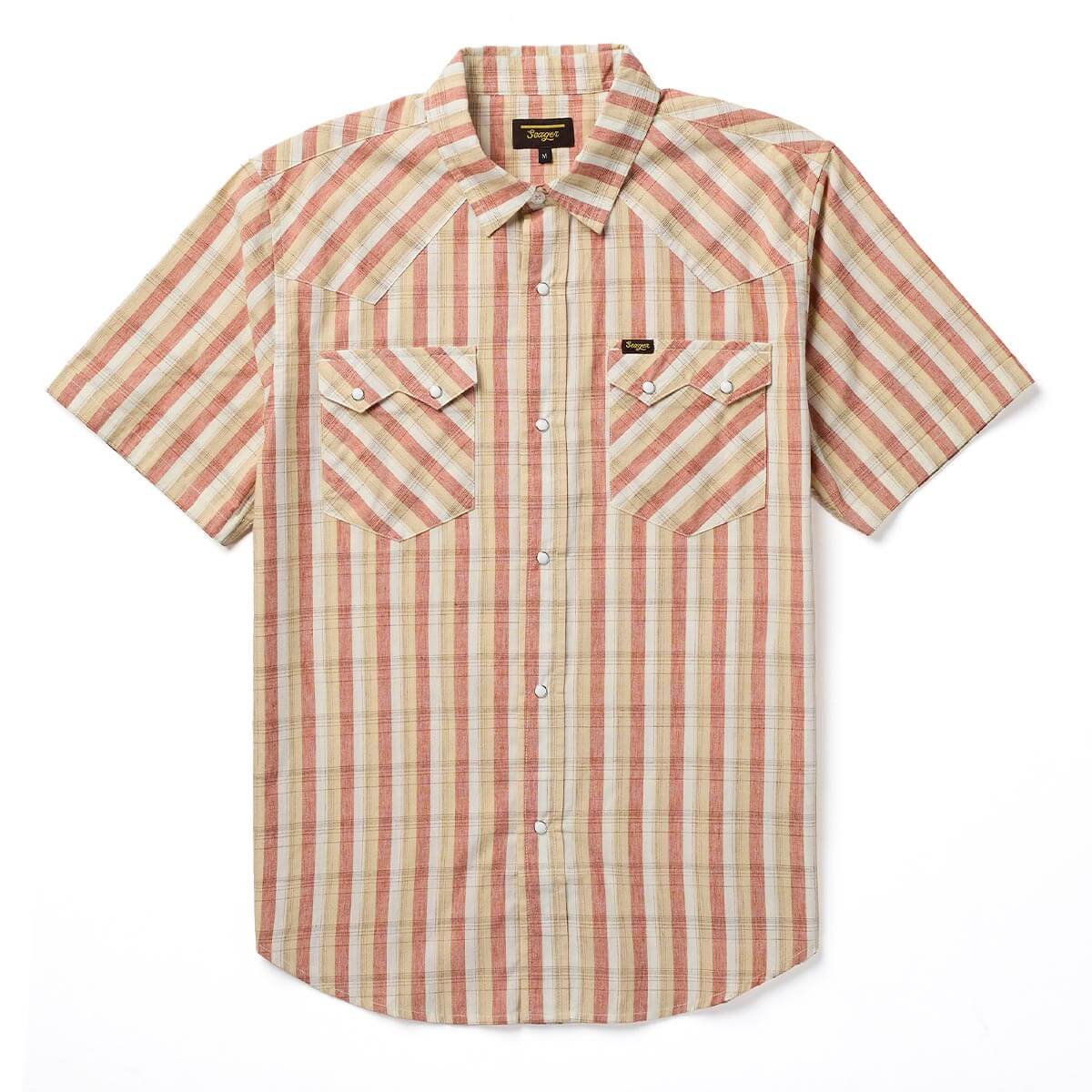 Sawtoof S/S Shirt White Wash Plaid – Seager Co.