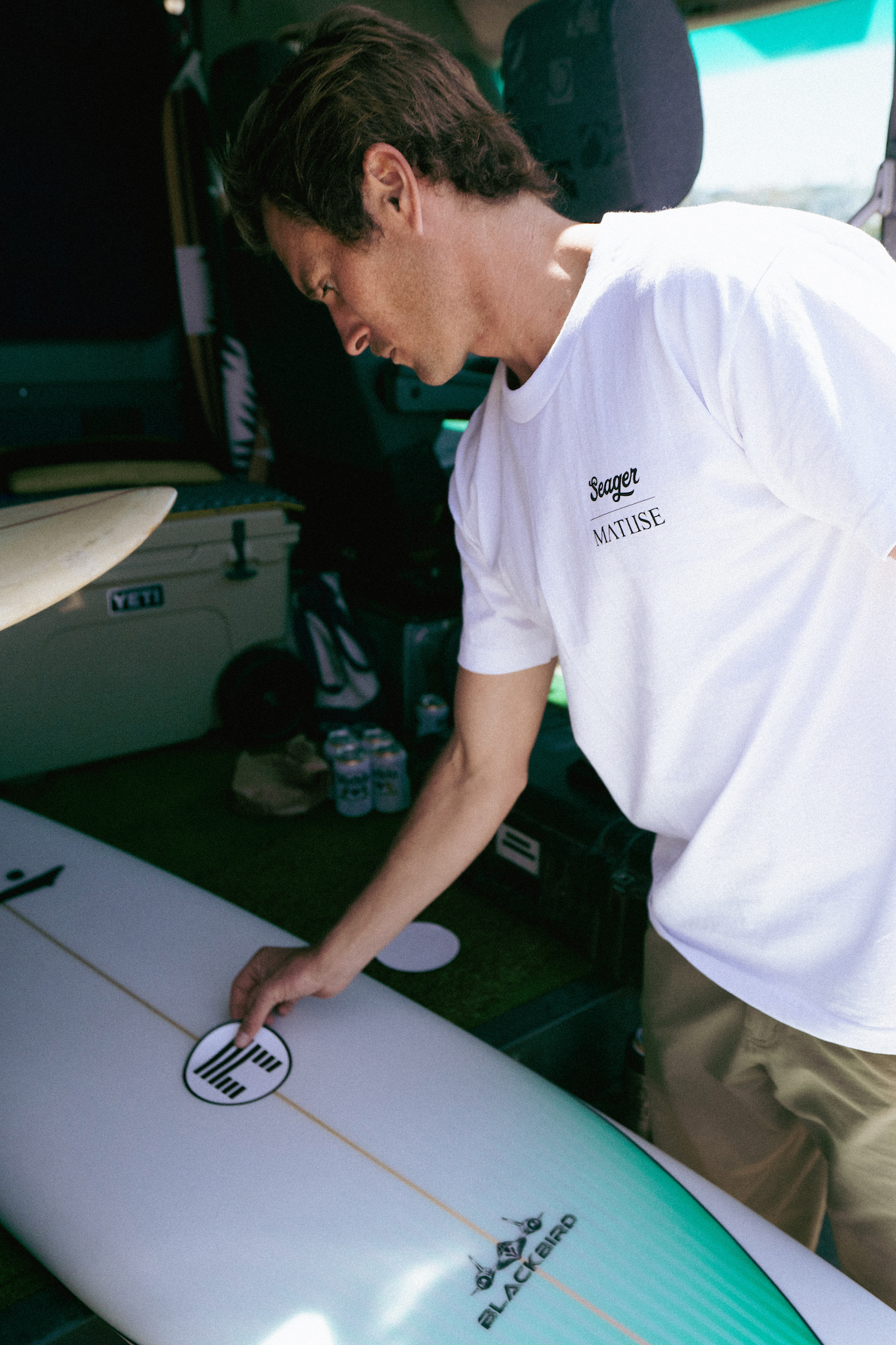 Seager x Matuse Sketchbook Tee White