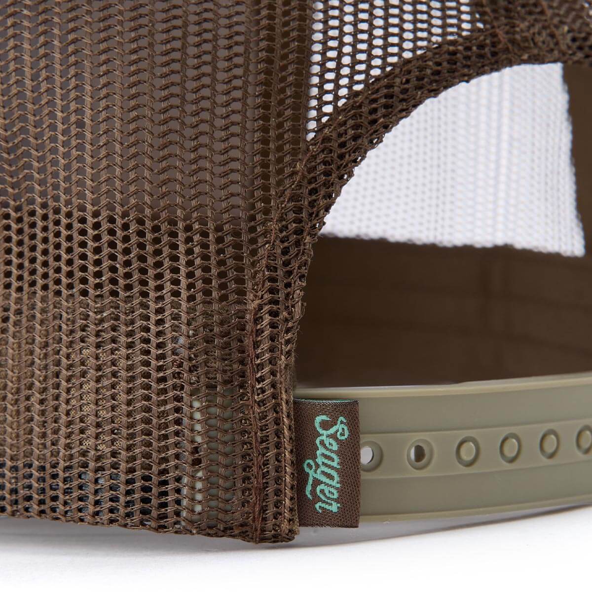 Seager x Benchmade Waxed Trucker Snapback Brown