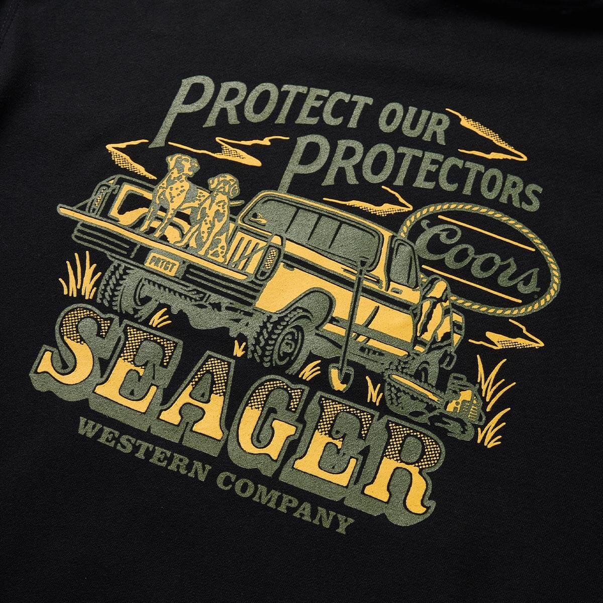 Seager x Coors Banquet Brush Truck Hoodie Black