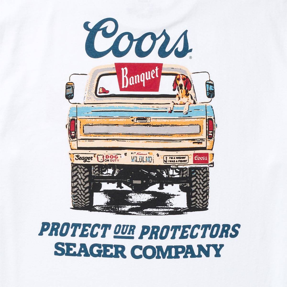 Seager x Coors Banquet Bumper Tee White