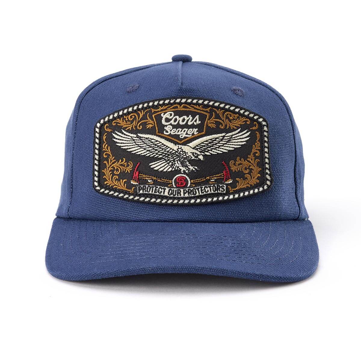 Seager x Coors Banquet Eagle Snapback Navy