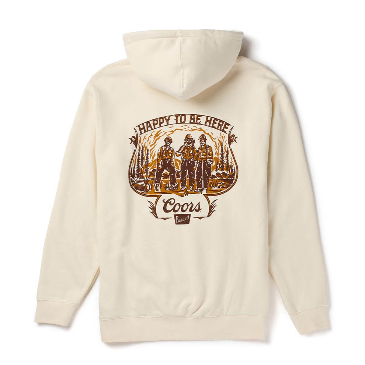 Seager x Coors Banquet Hotshots Hoodie Bone – Seager Co.