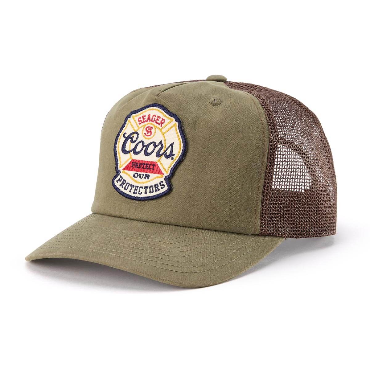 Seager x Coors Banquet Protectors Badge Wax Snapback Army
