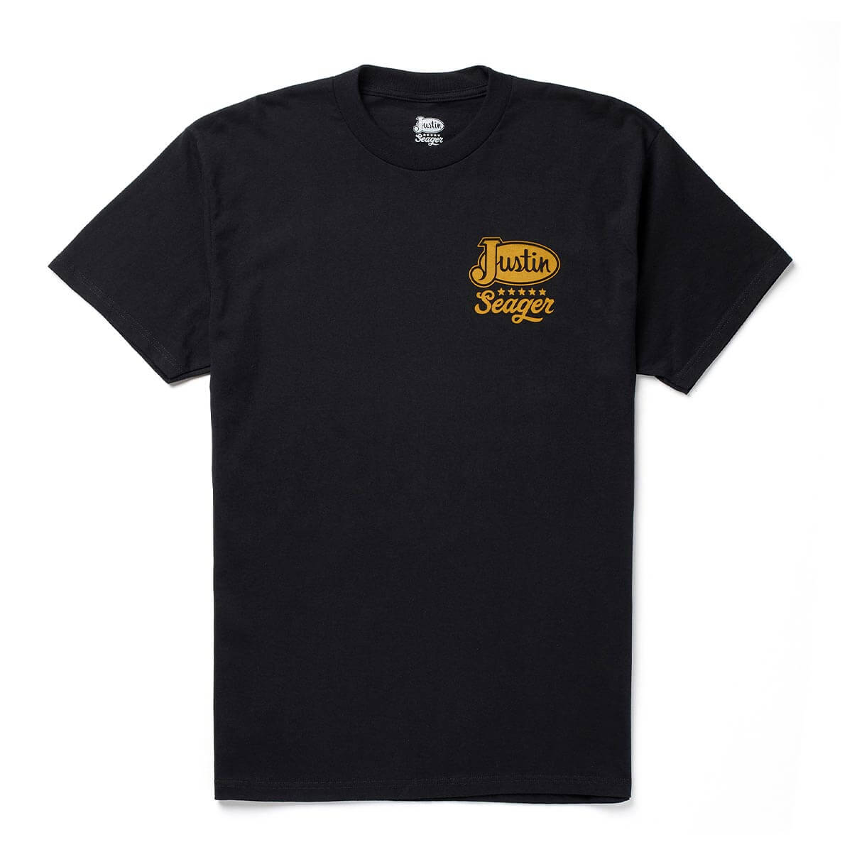 Seager x Justin Boots Tee Black – Seager Co.