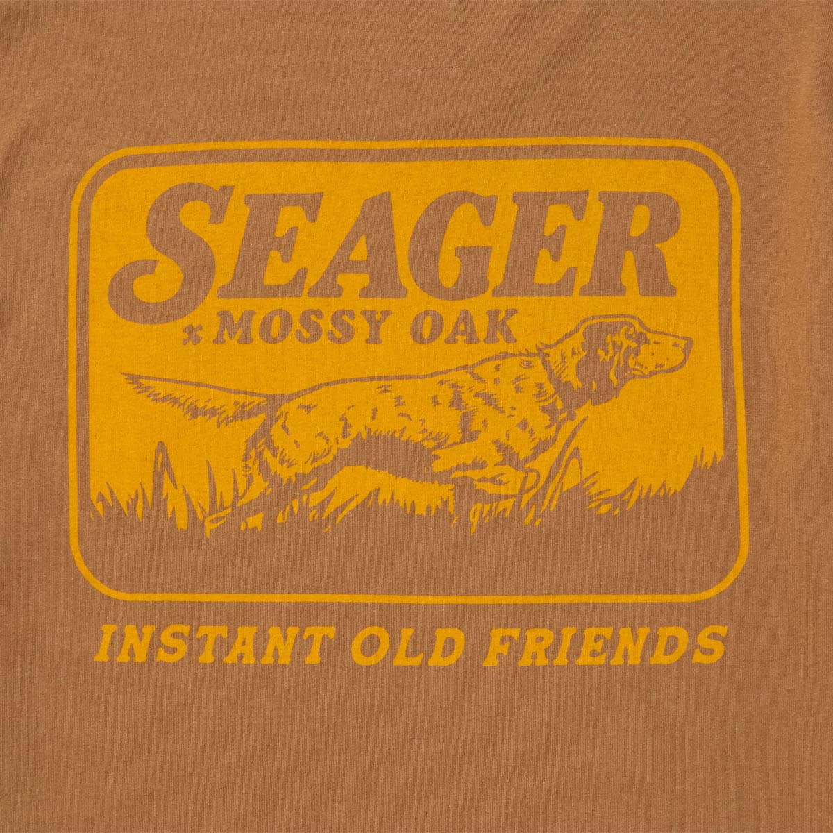 Seager x Mossy Oak Bird Dog Tee Brown