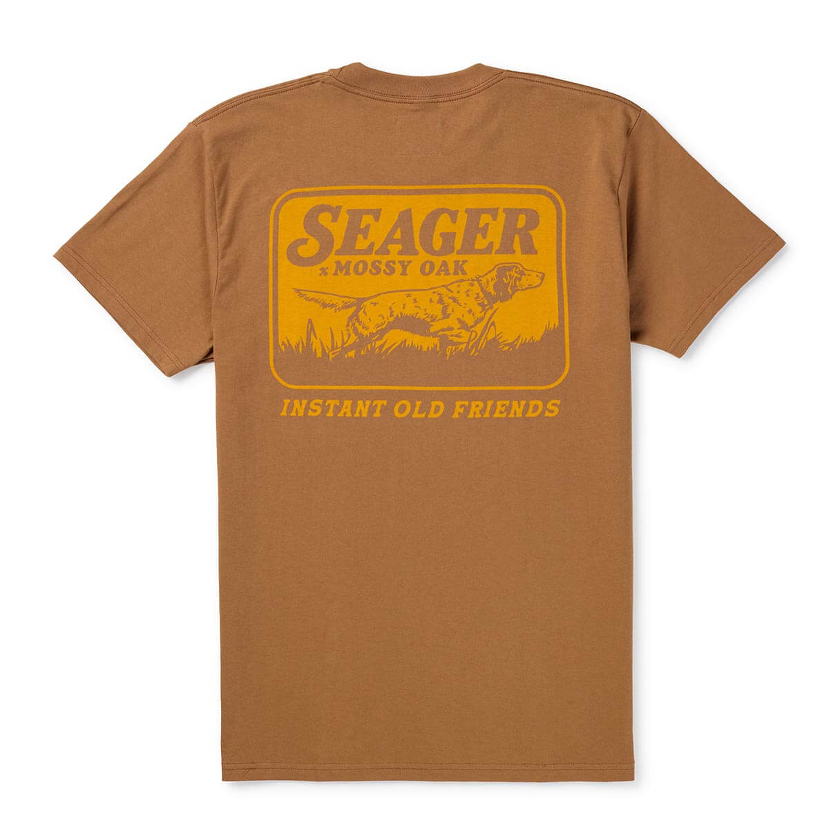 Seager x Mossy Oak Bird Dog Tee Brown – Seager Co.