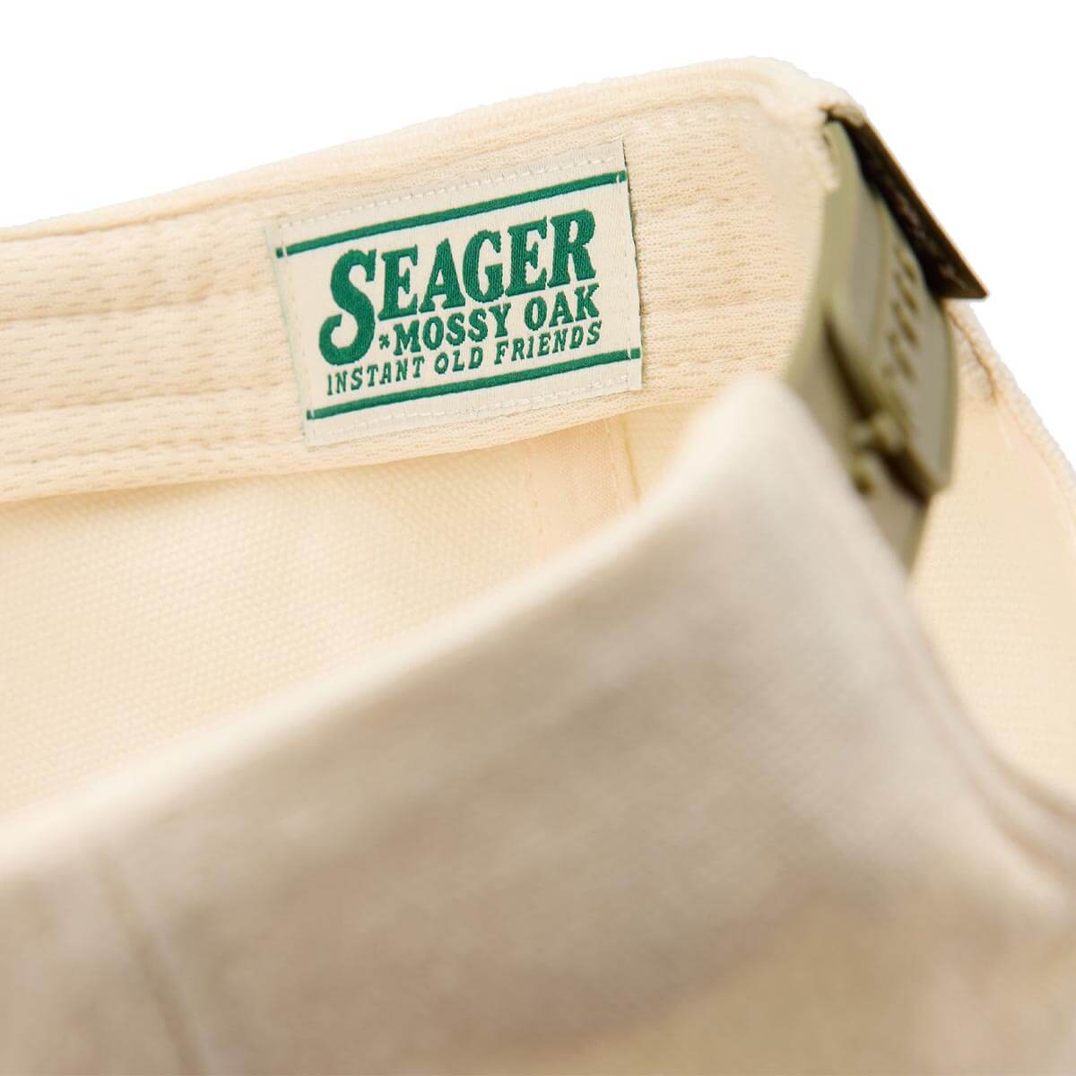 Seager x Mossy Oak Gone Huntin' Snapback Cream/Camo