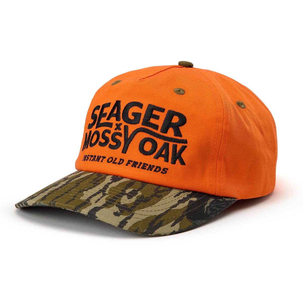 Seager x Mossy Oak I.O.F. Snapback Orange/Camo