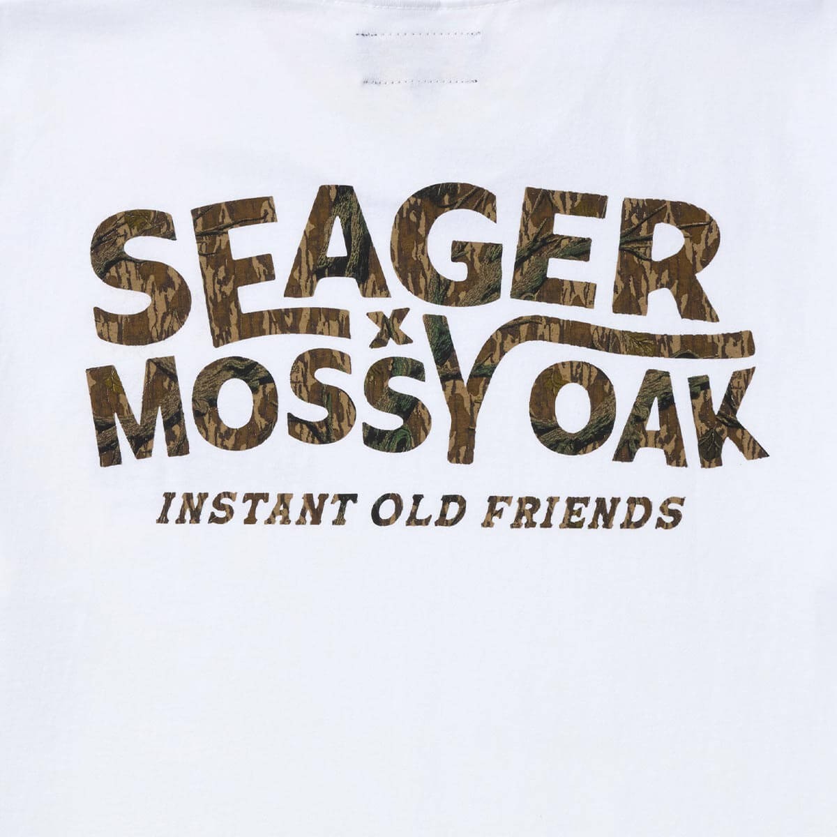 Seager x Mossy Oak I.O.F. Tee White