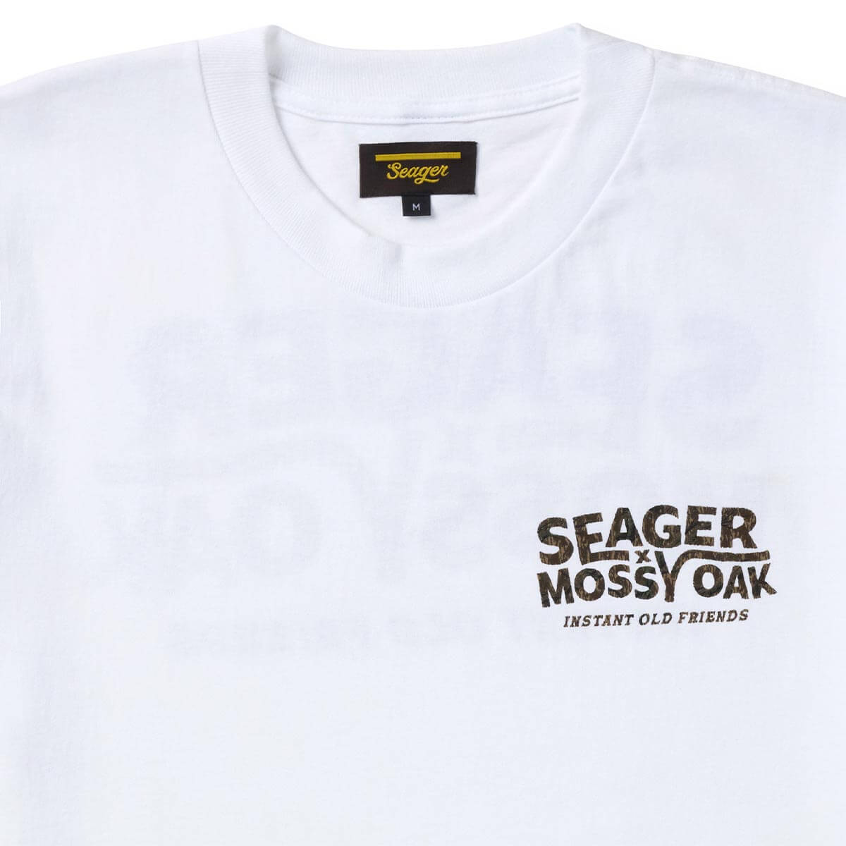 Seager x Mossy Oak I.O.F. Tee White