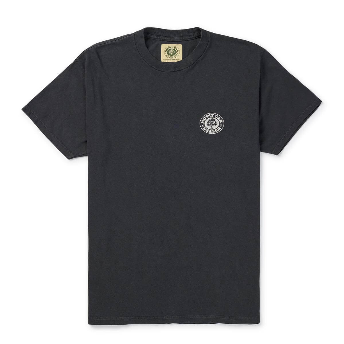 Seager x Mossy Oak Premium Tee Pigment Black – Seager Co.