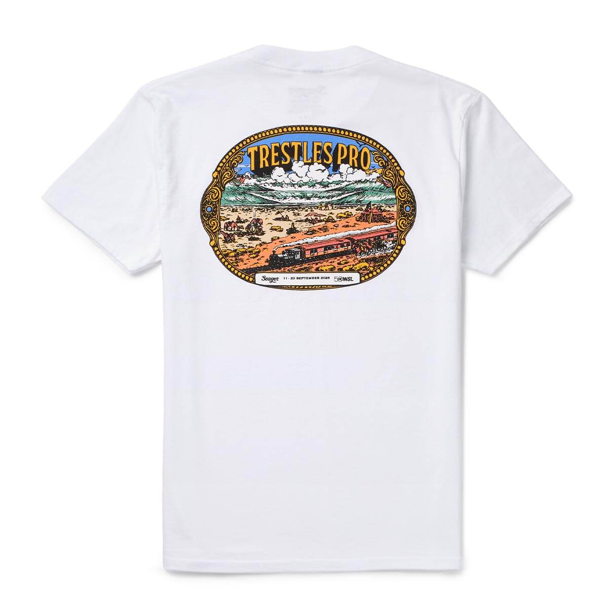 Seager x WSL Trestles Pro Tee Vintage White
