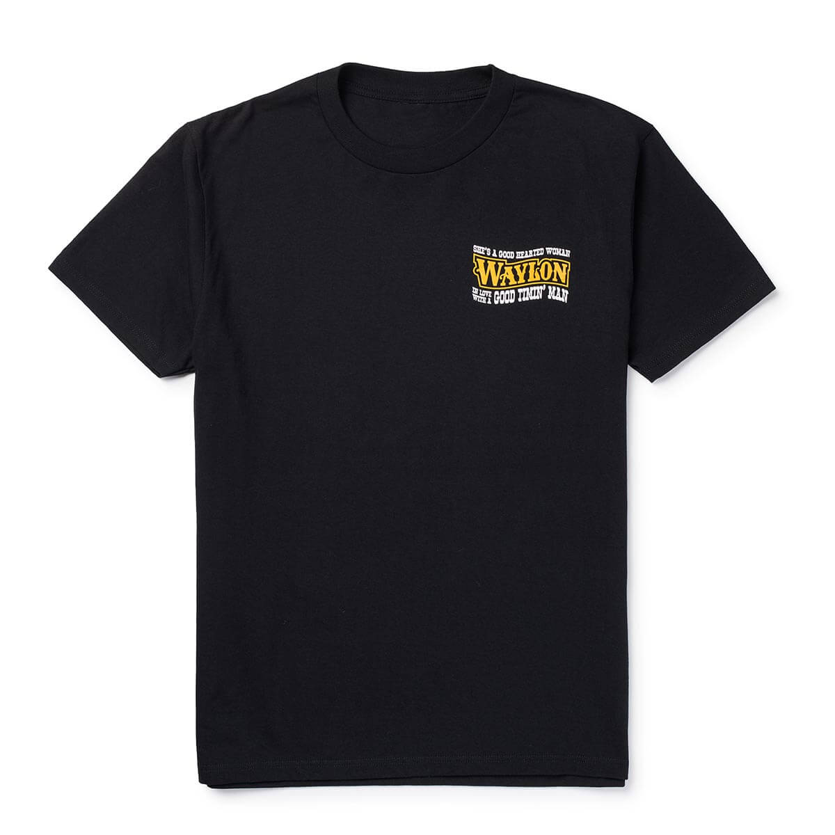 Seager x Waylon Jennings Good Hearted Woman Tee Black