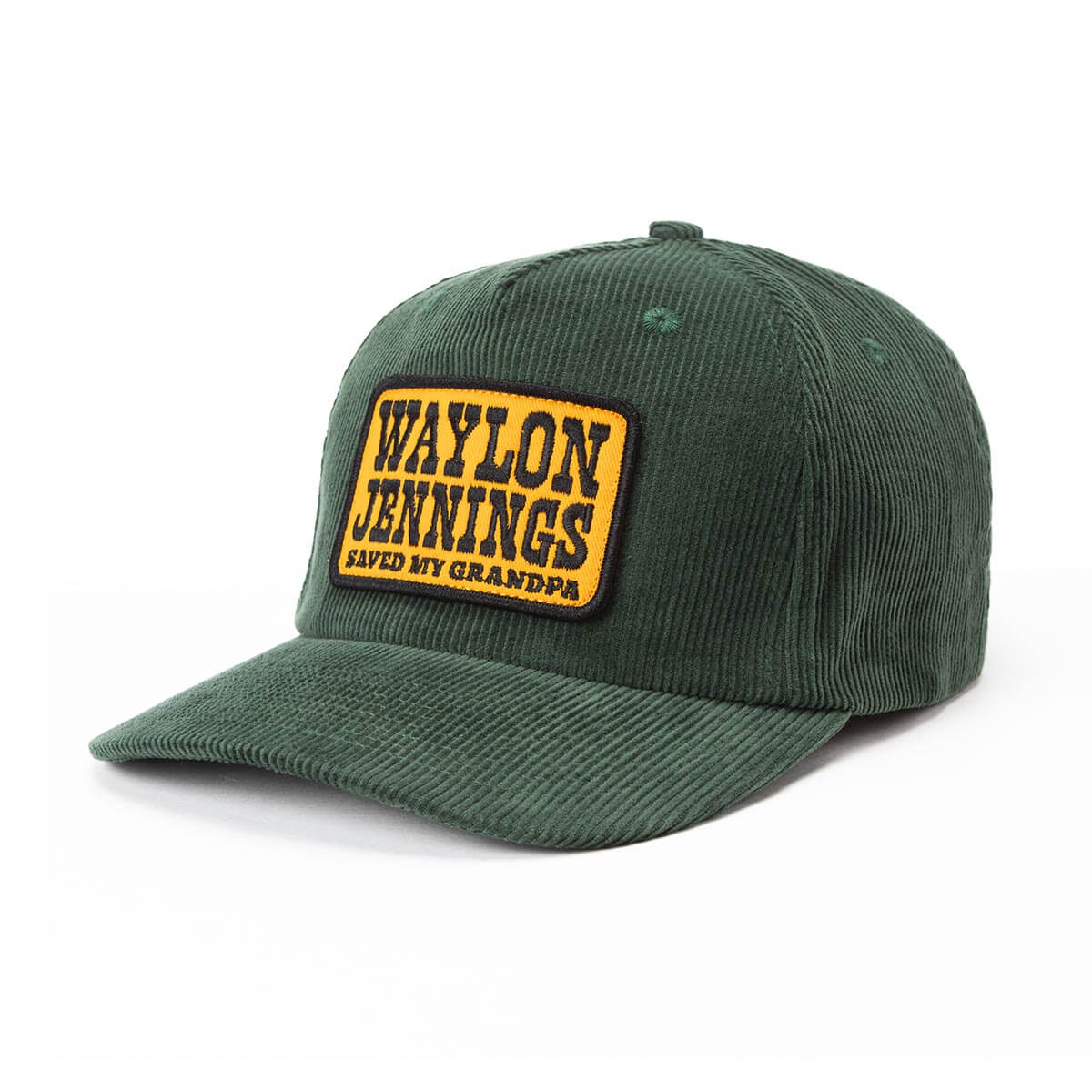 Seager x Waylon Jennings Grandpa Snapback Forest Green – Seager Co.
