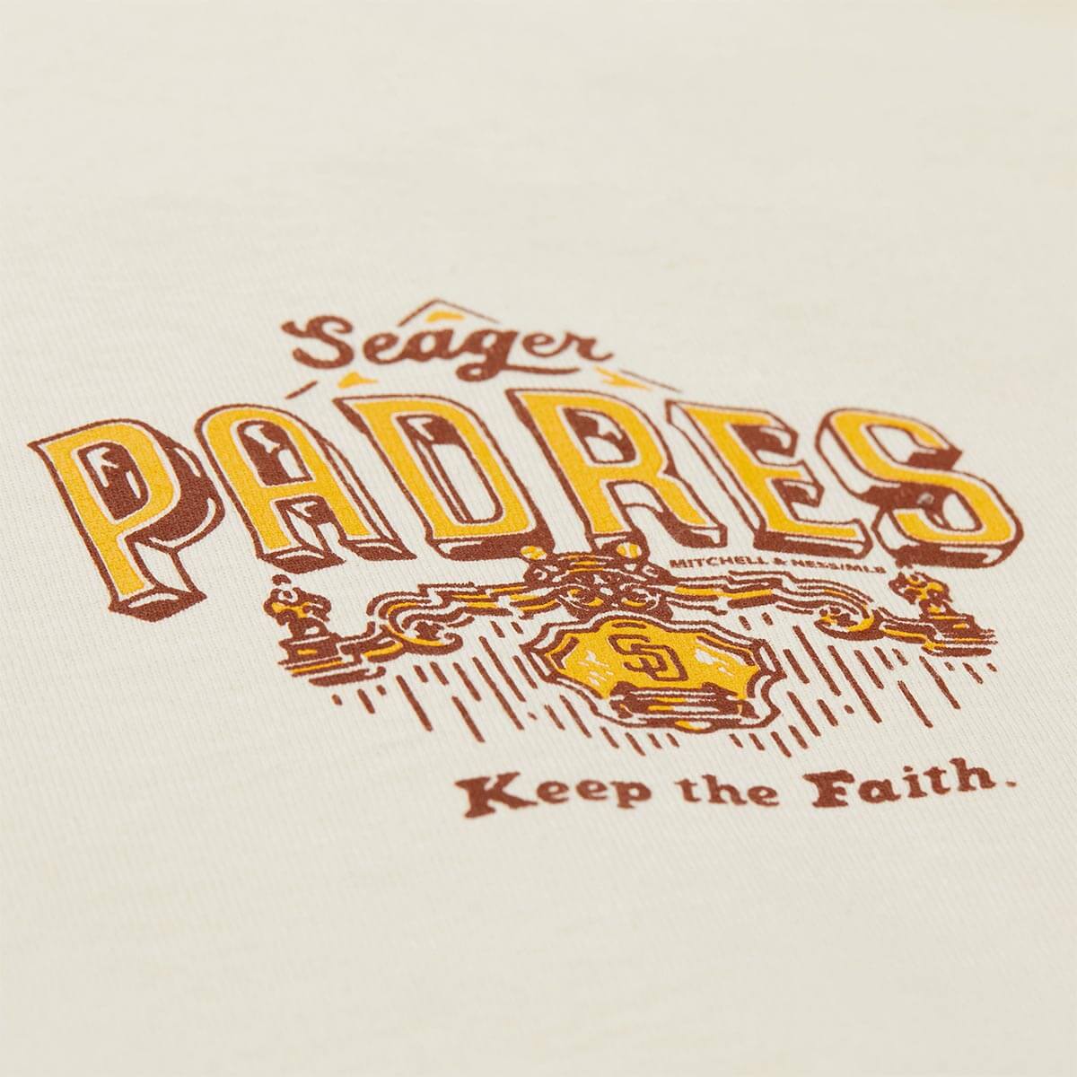Seager x Padres Keep the Faith Tee Cream