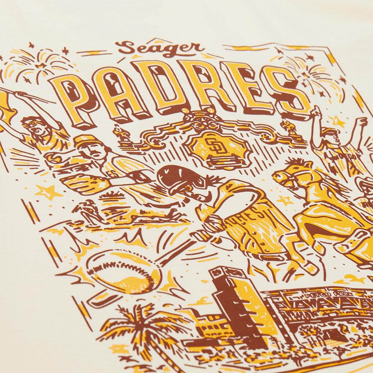 Seager x Padres Keep the Faith Tee Cream