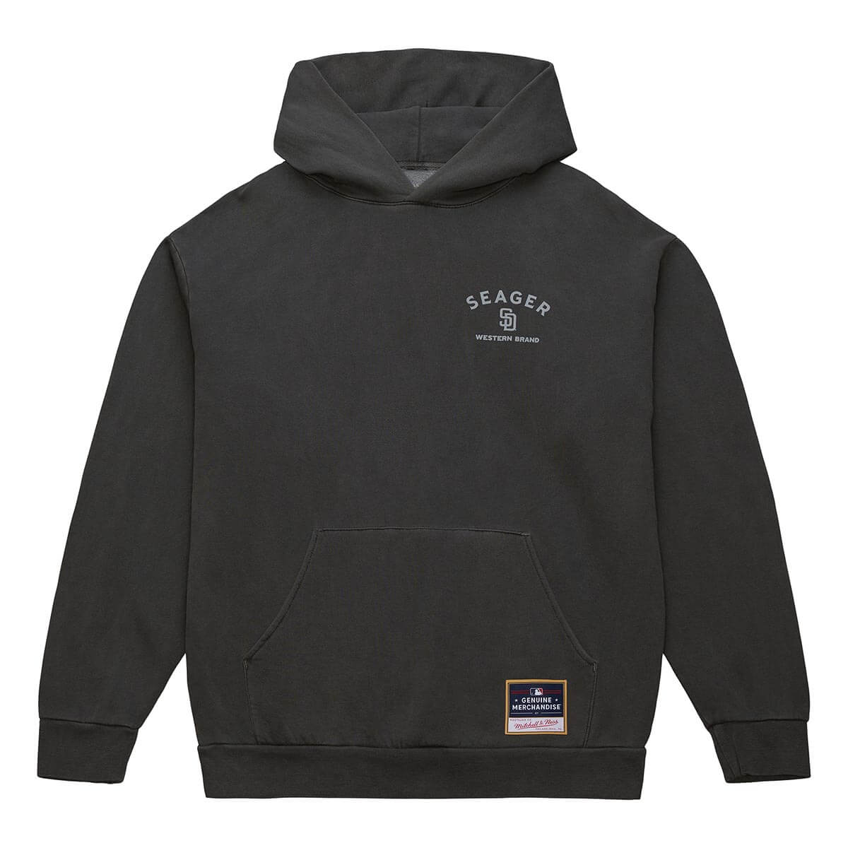 Seager x Padres Logo Hoodie Charcoal