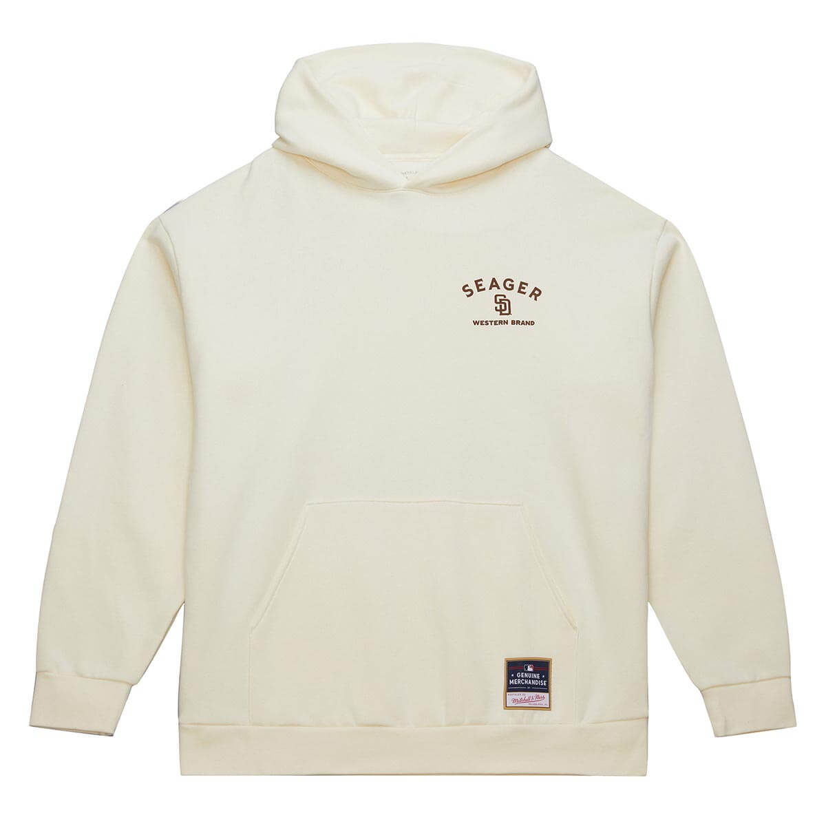 Seager x Padres Logo Hoodie Cream