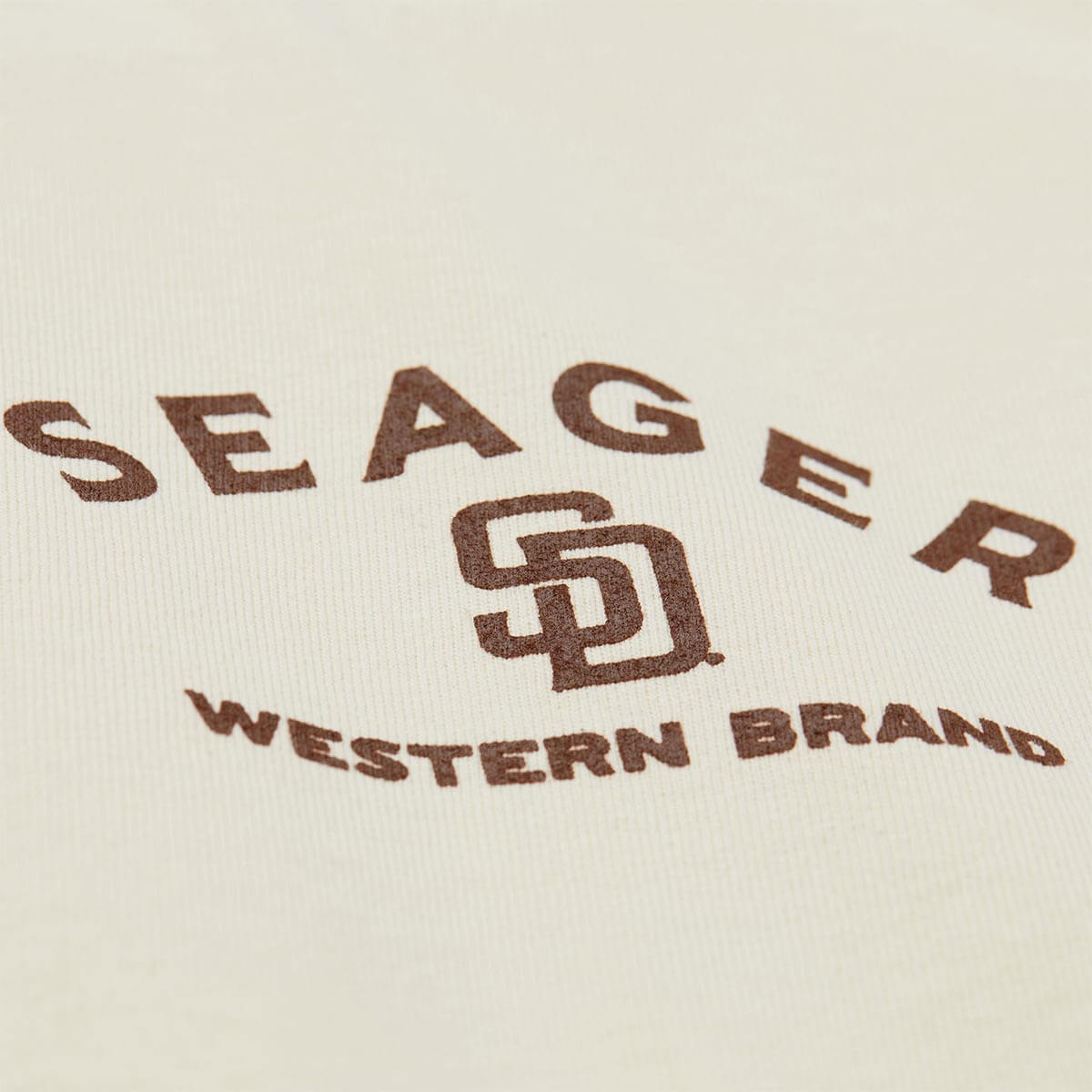 Seager x Padres Logo Tee Cream