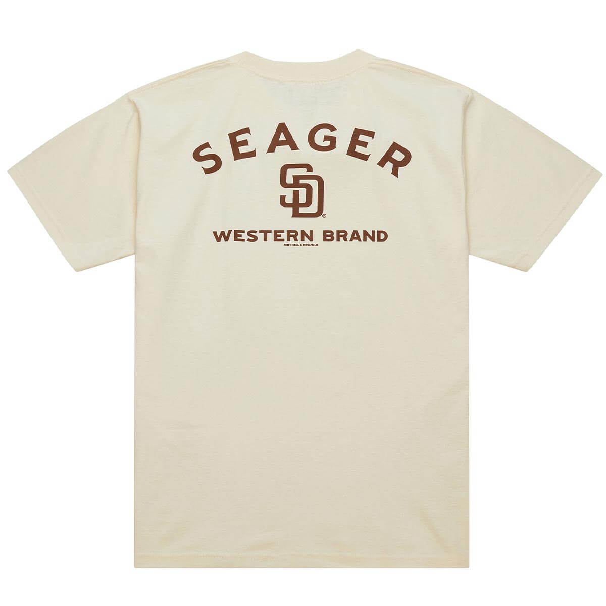 Seager x Padres Logo Tee Cream