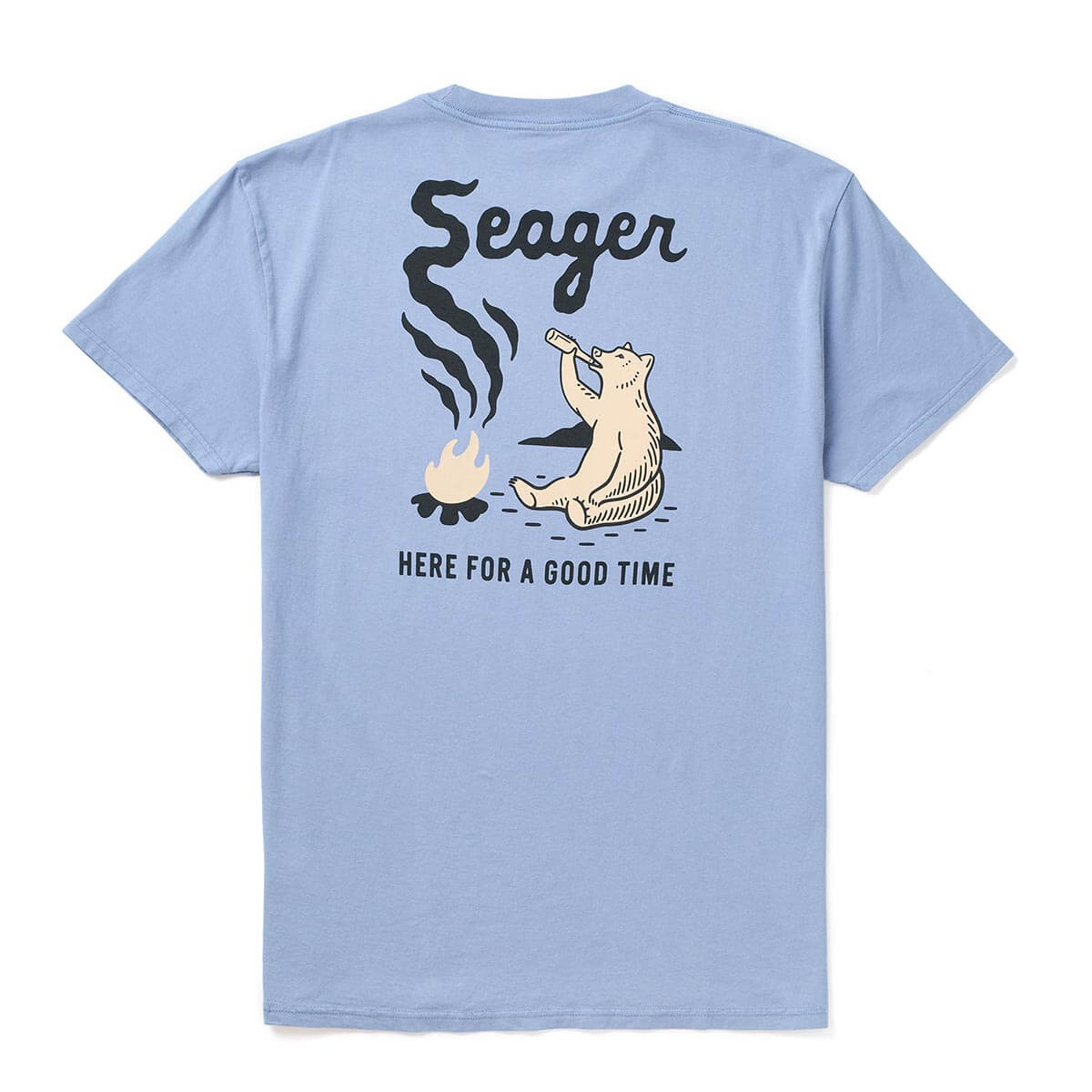 Smokey Tee Faded Denim – Seager Co.