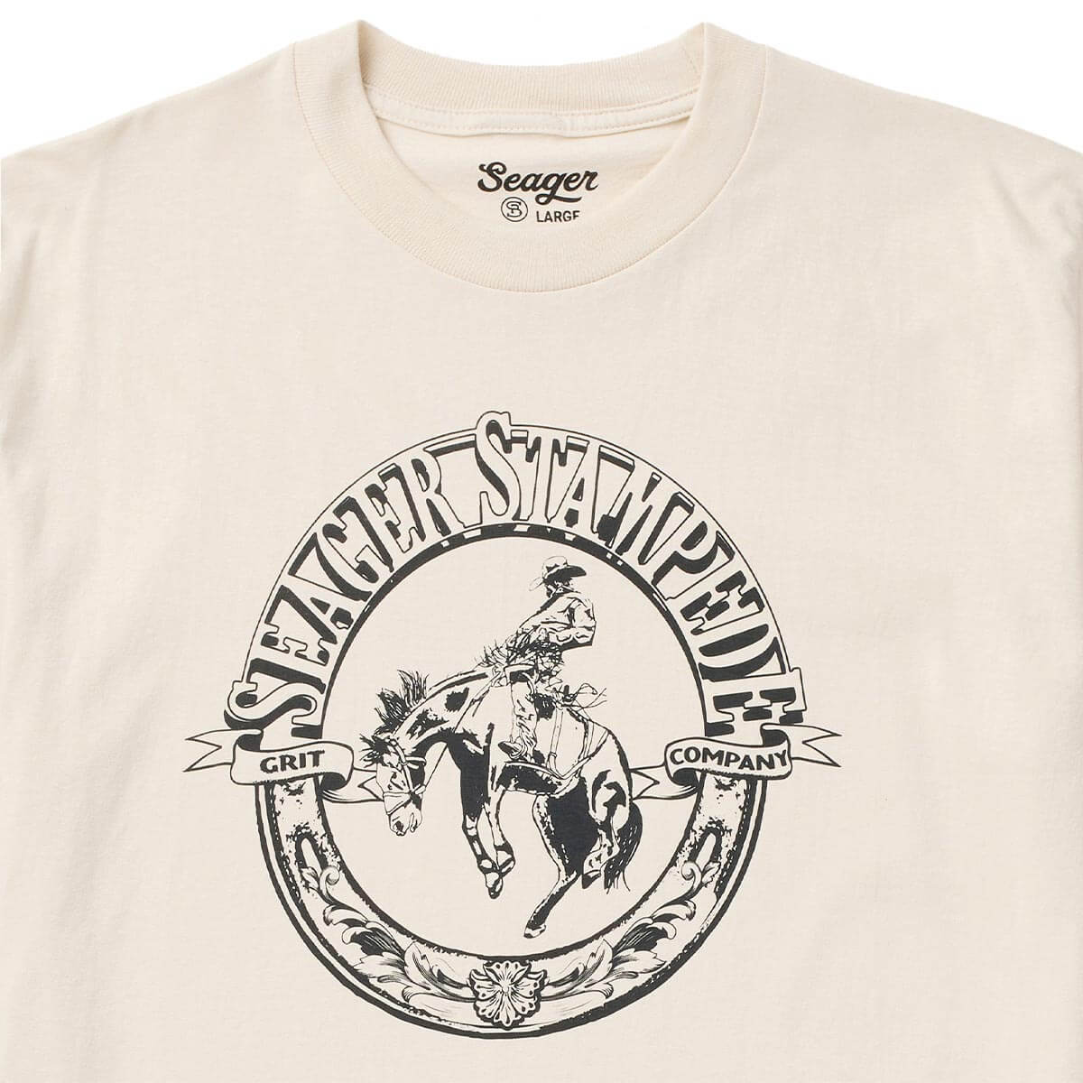 Stampede Tee Vintage White