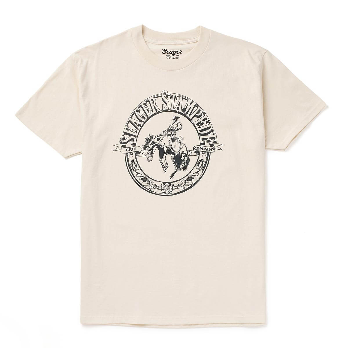 Stampede Tee Vintage White
