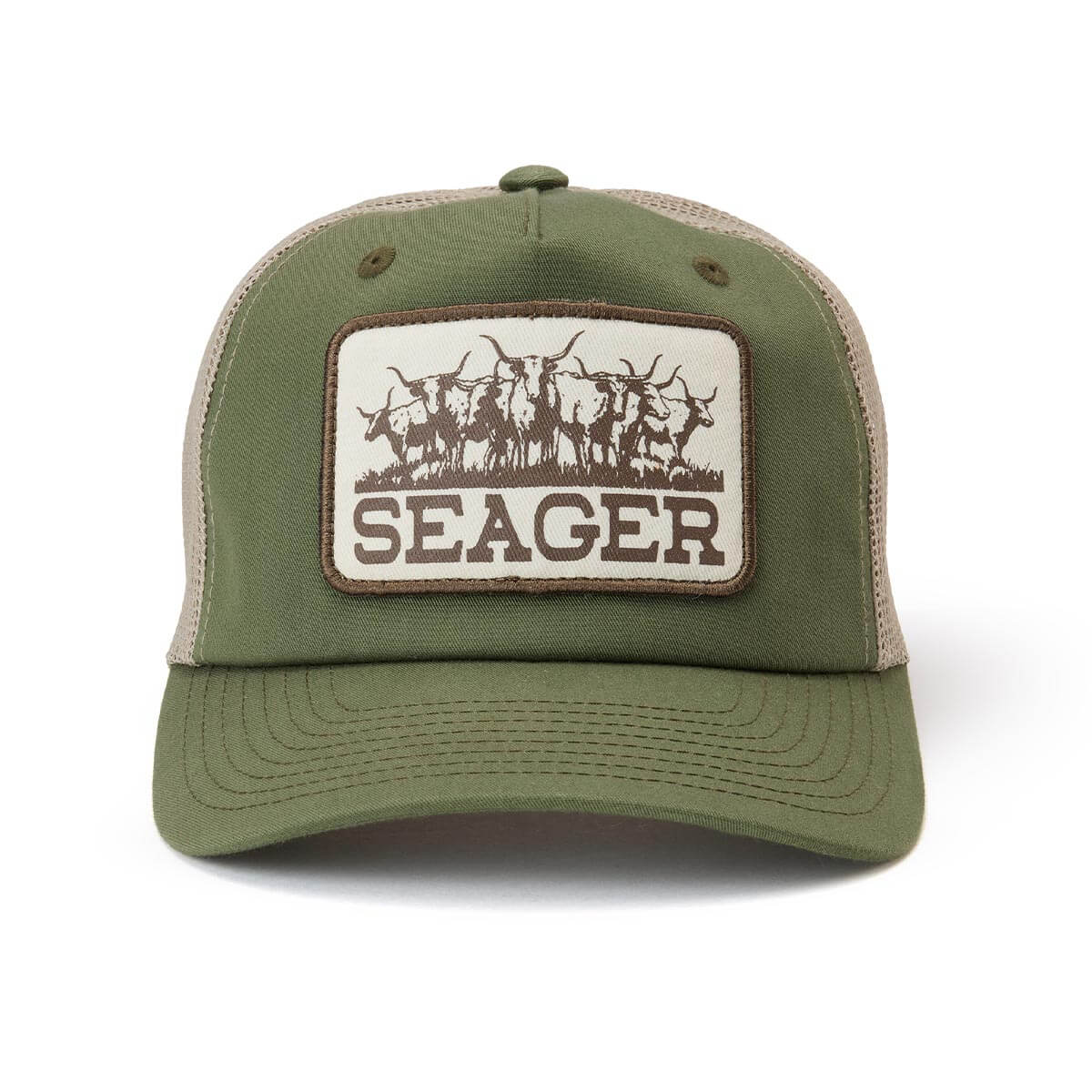 Herd Trucker Snapback Army Green