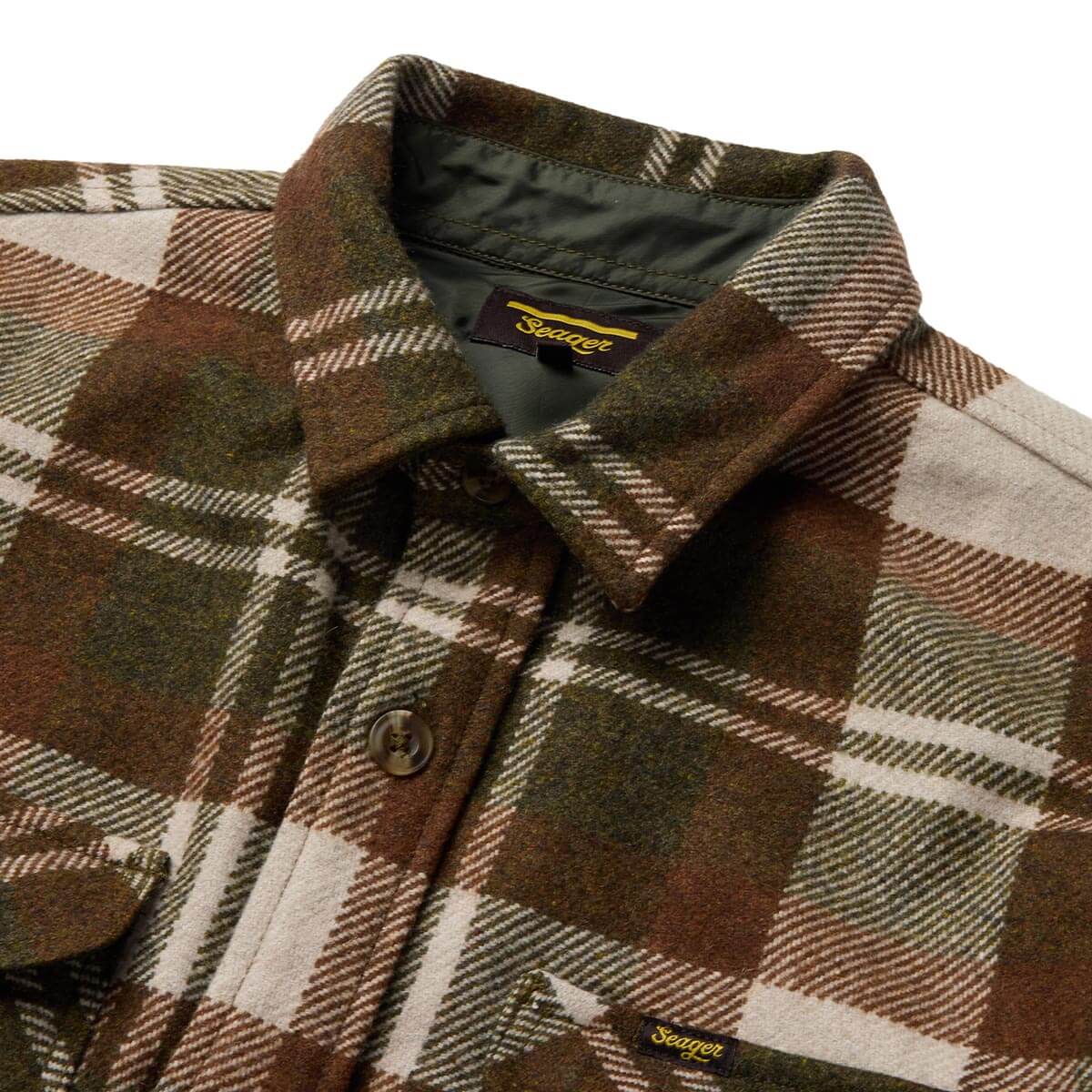 Thick Cut Heavyweight Flannel Light Khaki