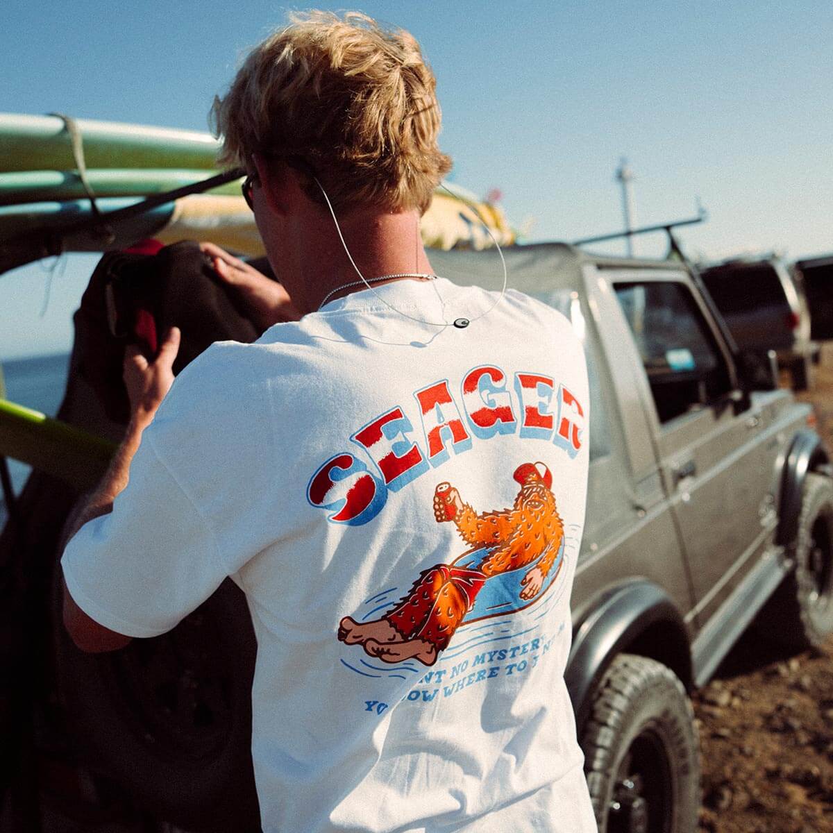 Tubular Tee White – Seager Co.