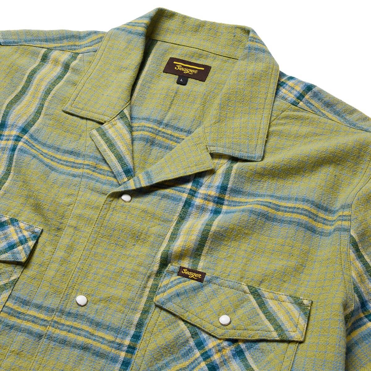 Whippersnapper S/S Shirt Moss Grid Plaid