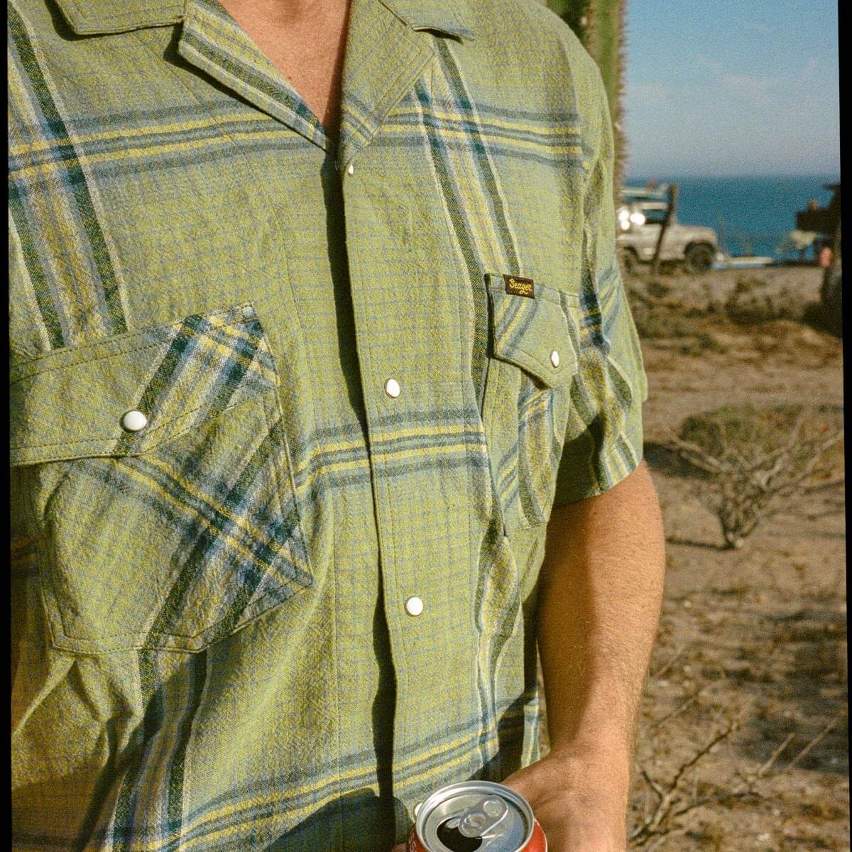 Whippersnapper S/S Shirt Moss Grid Plaid – Seager Co.