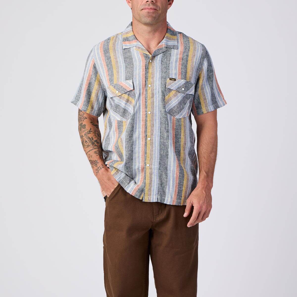 Whippersnapper S/S Shirt Washed Stripe Navy – Seager Co.