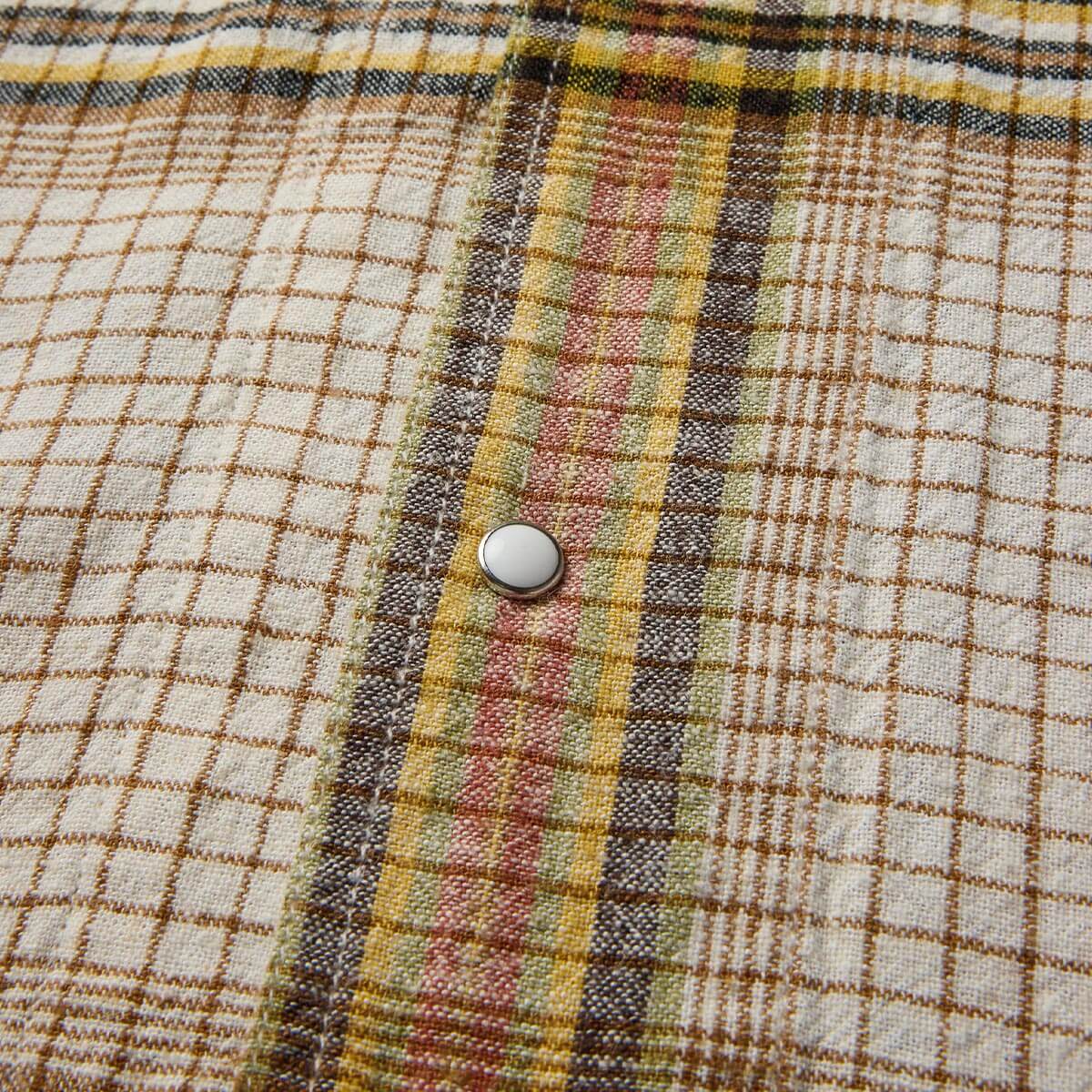 Whippersnapper S/S Shirt White Wash Plaid