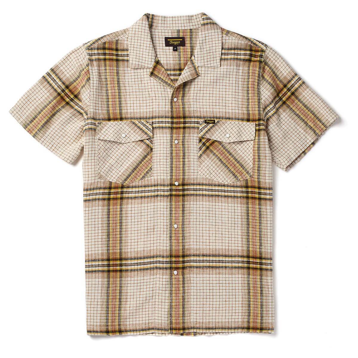 Whippersnapper S/S Shirt White Wash Plaid – Seager Co.