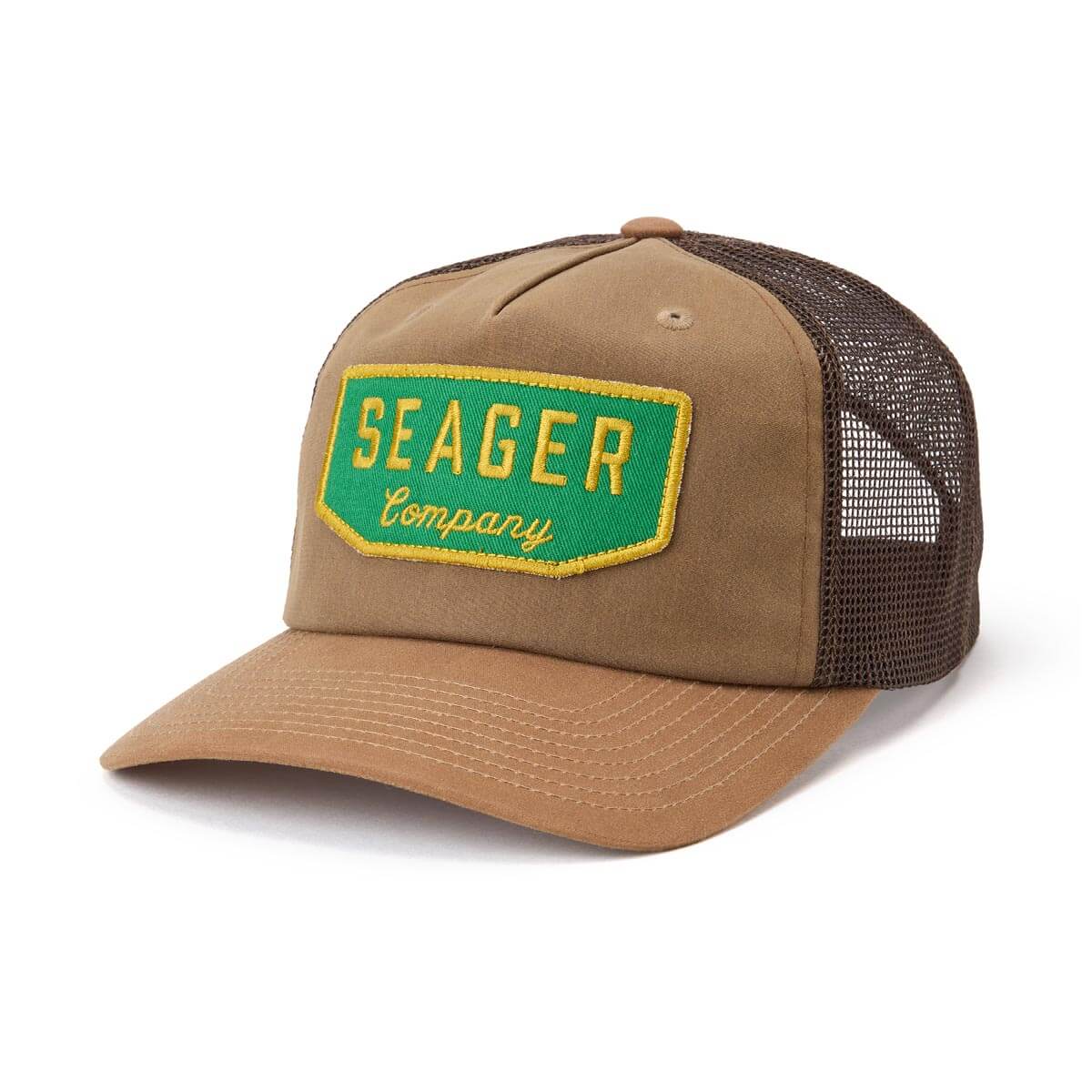 Wilson Waxed Canvas Snapback Tan – Seager Co.