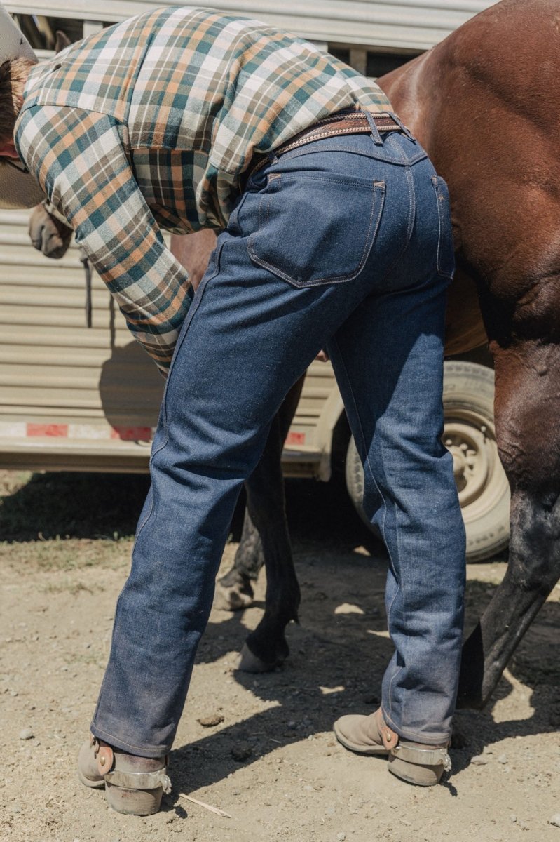 Autry Jean Raw Indigo - Seager Co.