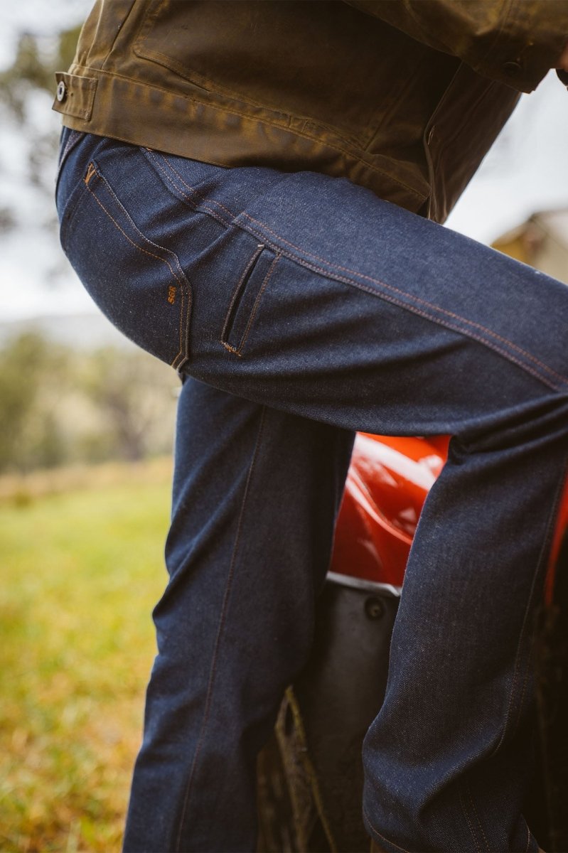 Autry Jean Raw Indigo - Seager Co.