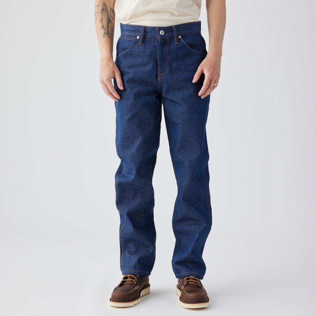 Autry Jean Raw Indigo - Seager Co.