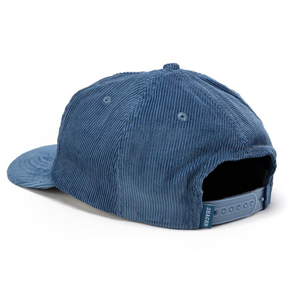 Big Blue Corduroy Snapback - Seager Co.