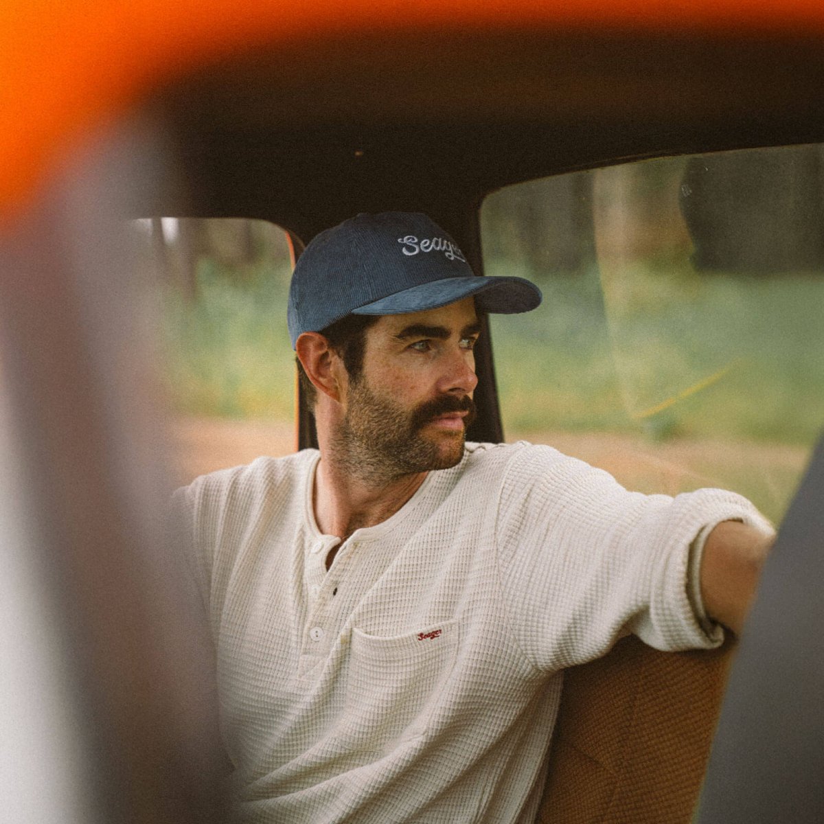 Big Blue Corduroy Snapback - Seager Co.