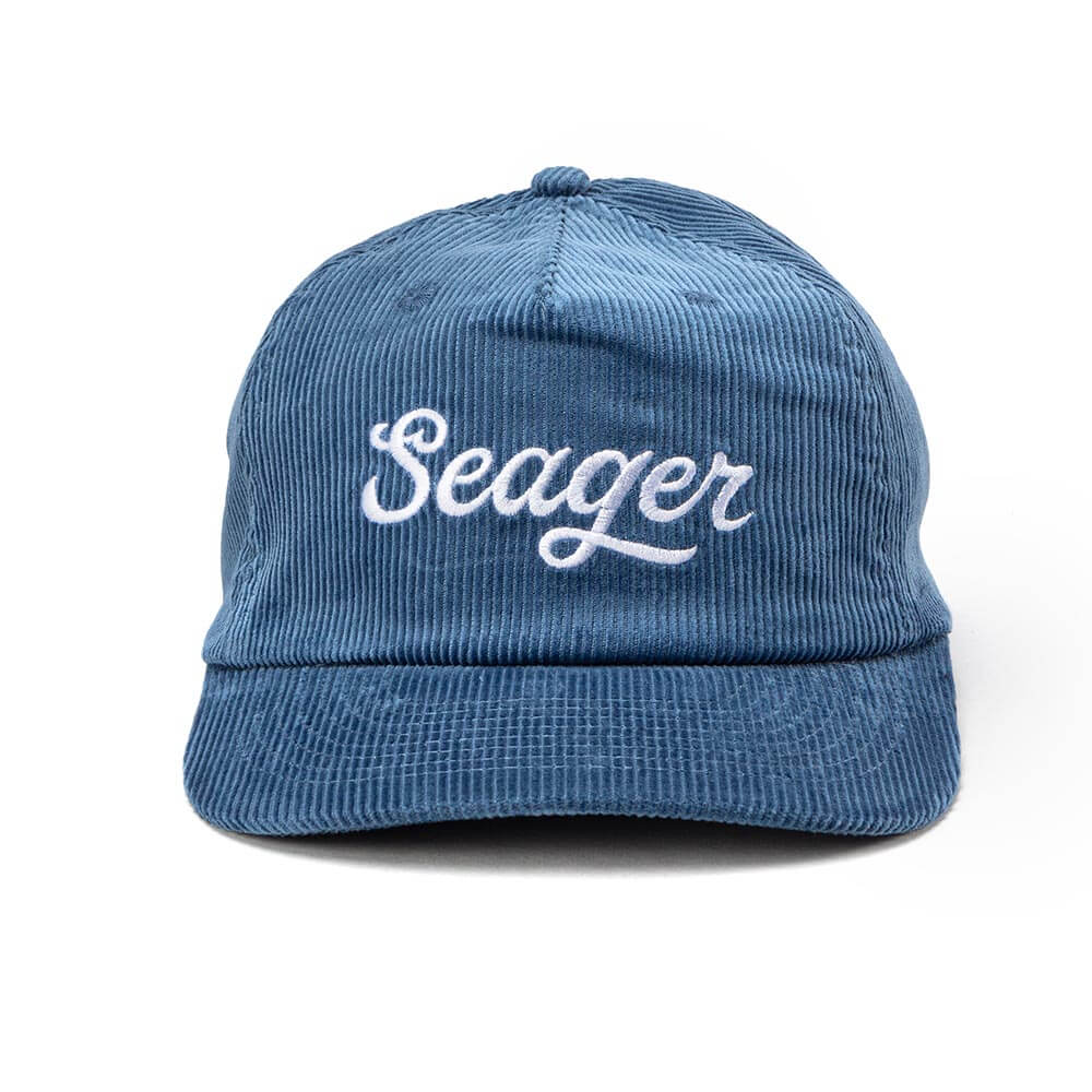 Big Blue Corduroy Snapback - Seager Co.